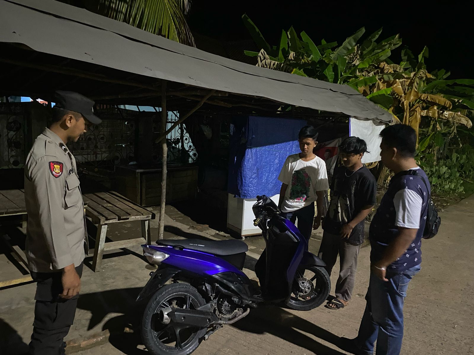 POLSEK TALANG UBI GELAR KRYD, CIPTAKAN SITUASI KONDUSIF DI WILAYAH HUKUMNYA