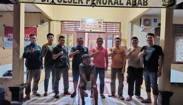 POLSEK PENUKAL ABAB AMANKAN PELAKU CURAT BERSAMA BARANG BUKTI