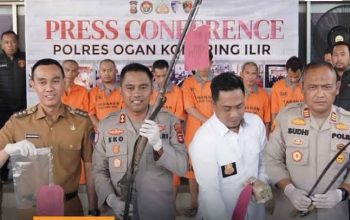 Polres OKI, Berhasil Amankan 4 Pelaku Pengeroyokan Hingga Tewas, Yang Terjadi di Tulung Selapan