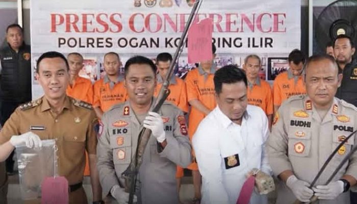 Polres OKI, Berhasil Amankan 4 Pelaku Pengeroyokan Hingga Tewas, Yang Terjadi di Tulung Selapan