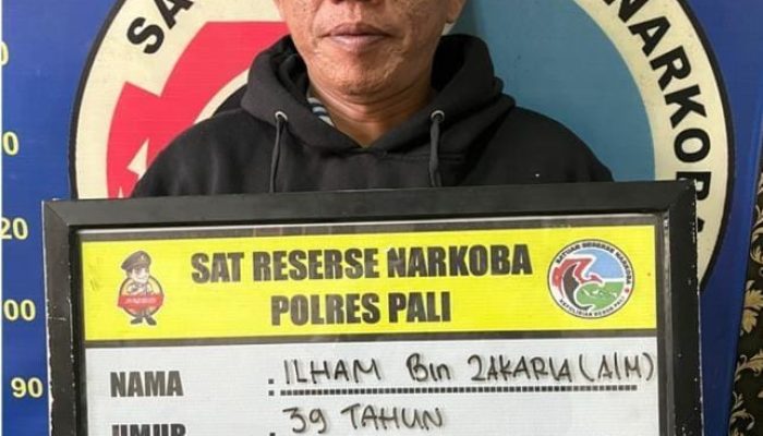 Satresnarkoba Polres PALI Ringkus Pengedar Sabu di Jalan Tempirai-Air Itam, 9,76 Gram Barang Bukti Diamankan