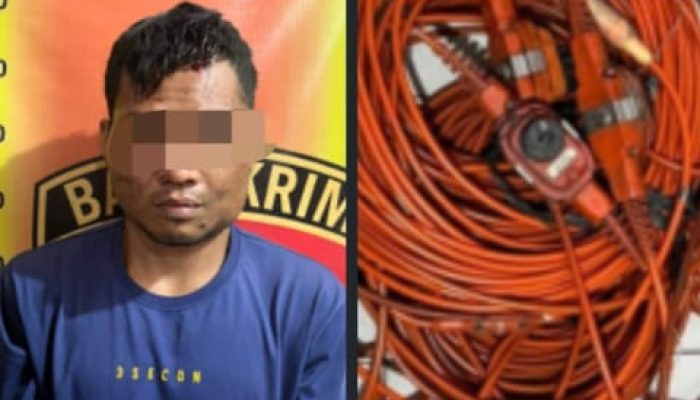 Polsek Tanah Abang Bekuk DPO Pencurian Kabel Milik PT. TUB, Kerugian Capai Rp170 Juta
