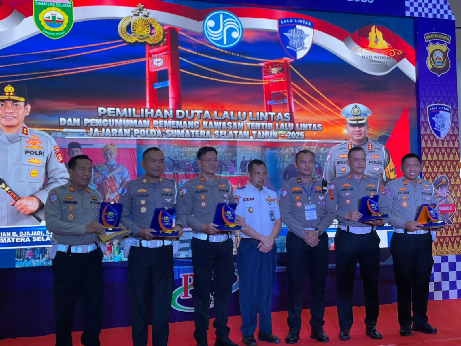 Polres PALI Raih Juara 2 Kawasan Tertib Lalu Lintas Zona 3 se-Polda Sumsel