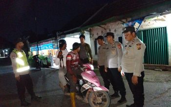 Polsek Tanah Abang Gelar Razia Malam Hari, Tegas Berantas Gangguan Kamtibmas