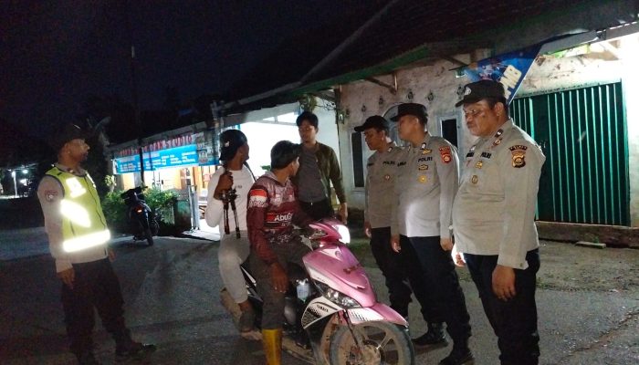 Polsek Tanah Abang Gelar Razia Malam Hari, Tegas Berantas Gangguan Kamtibmas