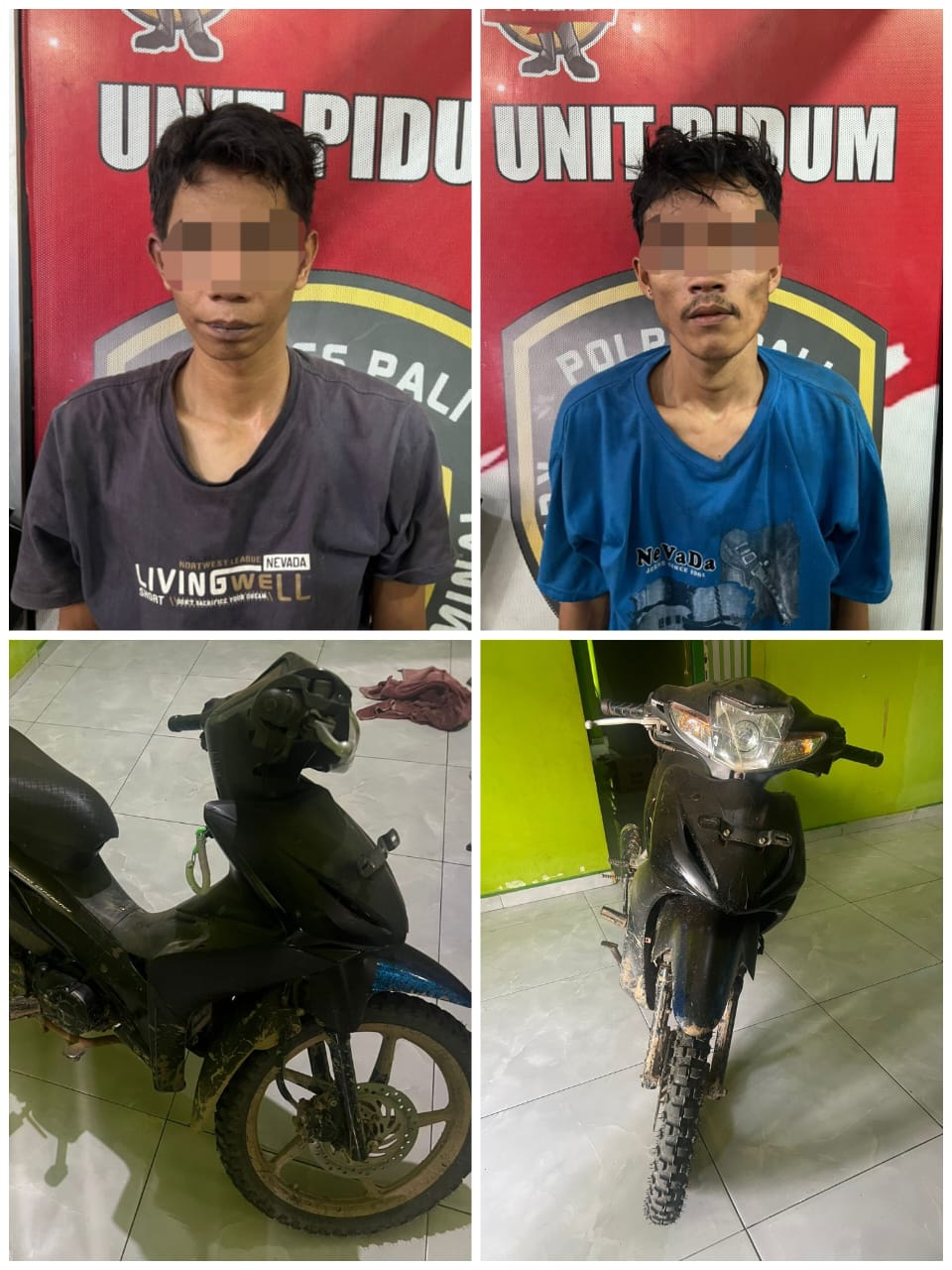 Satreskrim Polres PALI Berhasil Ungkap Kasus Curanmor di Talang Akar, Dua Pelaku di Bekuk