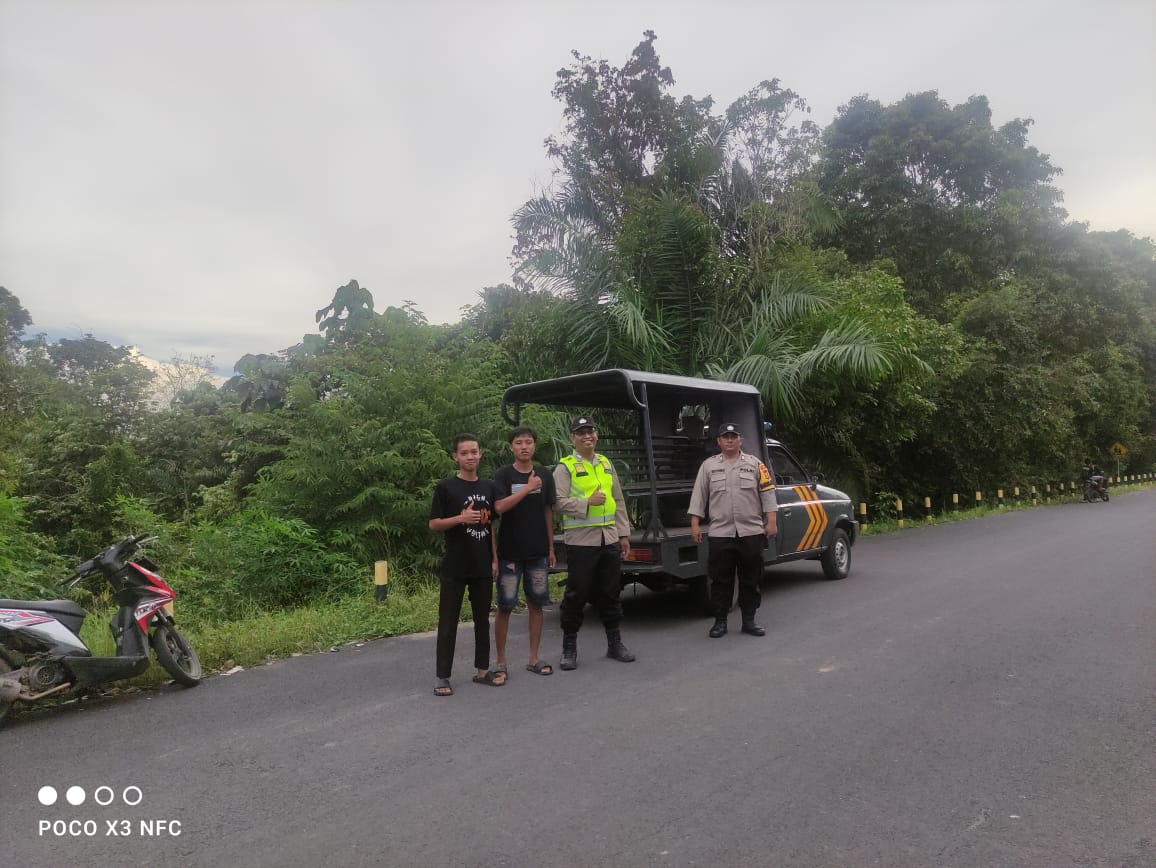 Polsek Penukal Abab Menggelar Patroli Rutin Diwilayah Hukumnya