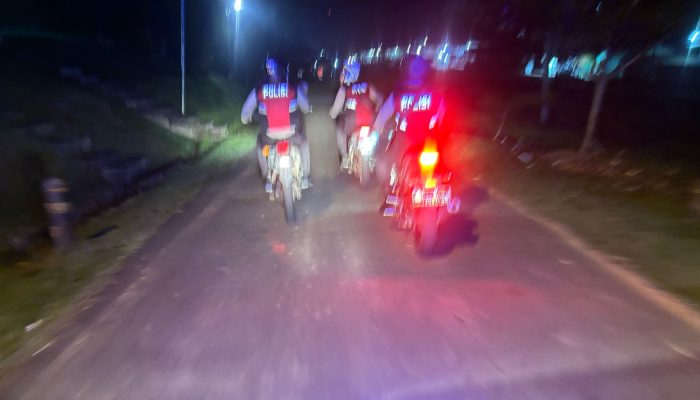 Patroli Perintis Presisi Polres PALI Jaga Kamtibmas di Area Komperta: Remaja Diberi Edukasi Humanis