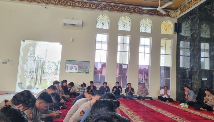 Personel Polres PALI Gelar Kegiatan Binrohtal, Tingkatkan Iman dan Soliditas Antar Anggota