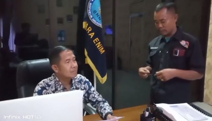 BNN Muara Enim Angkat Bicara Disinformasi Berita Viral yang di Posting akun tiktok RMOL Sumsel