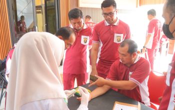 Polres PALI Gelar Pemeriksaan Kesehatan Rutin Bagi Personil, Antisipasi Gangguan Kesehatan Sejak Dini
