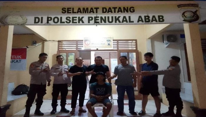 Tim Srigala Polsek Penukal Abab Berhasil Tangkap Pelaku Curat dalam Operasi Sikat I Musi 2025