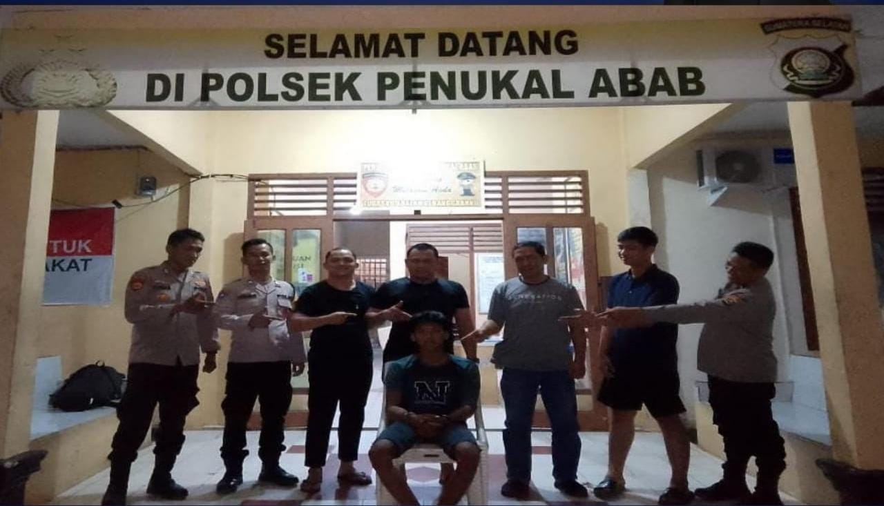 Tim Srigala Polsek Penukal Abab Berhasil Tangkap Pelaku Curat dalam Operasi Sikat I Musi 2025