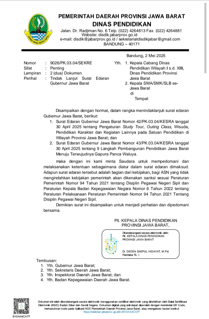 Langgar Aturan Gubernur Jawa Barat, Yayasan SMP-SMK Islam Al-Amin Cikarang Utara Nekat Berangkatkan Siswa Tour ke Dieng