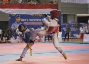 HUT TNI AL ke 64, Danlanal Palembang Buka Kejuaraan Taekwondo