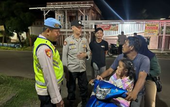 Polsek Talang Ubi kembali Menunjukkan komitmennya Melalui Pelaksanaan Kegiatan Rutin Yang Ditingkatkan (KRYD) Pada Sabtu Malam