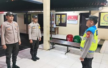 APEL MALAM DAN PATROLI CIPTA KONDISI, POLSEK TALANG UBI PASTIKAN KEAMANAN KAWASAN JALAN LINTAS HINGGA SIMPANG TAIS