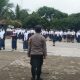 BHABINKAMTIBMAS POLSEK TALANG UBI JADI PEMBINA UPACARA DI SMP NEGERI 9 TALANG UBI: EDUKASI KAMTIBMAS UNTUK GENERASI MUDA