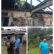 Rumah Warga Cipayung Tersambar Petir Hingga terbakar, Kepala Desa Dan Warga Sekitar Sigap cara Swadaya Memperbaiki Kerusakan