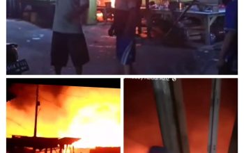 Pasar Tradisional di Kedungwaringin Bekasi Ludes Dilalap Si Jago Merah