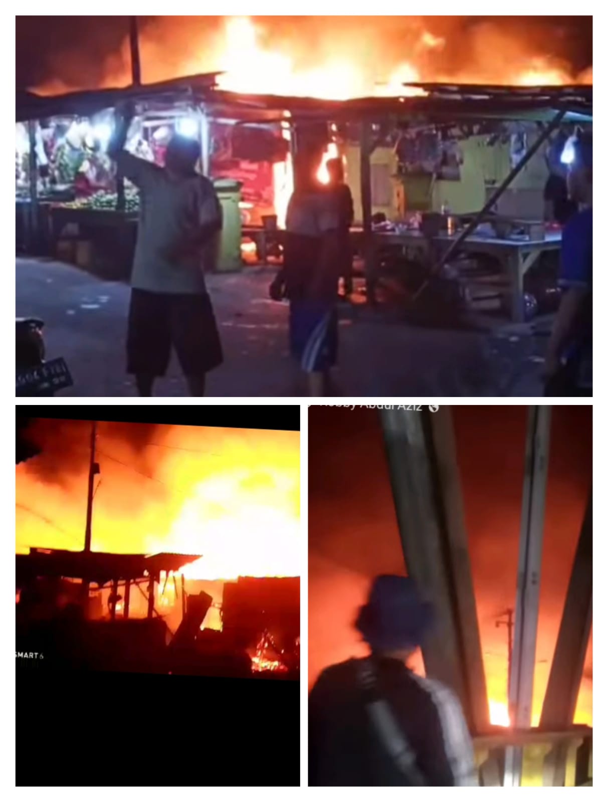 Pasar Tradisional di Kedungwaringin Bekasi Ludes Dilalap Si Jago Merah