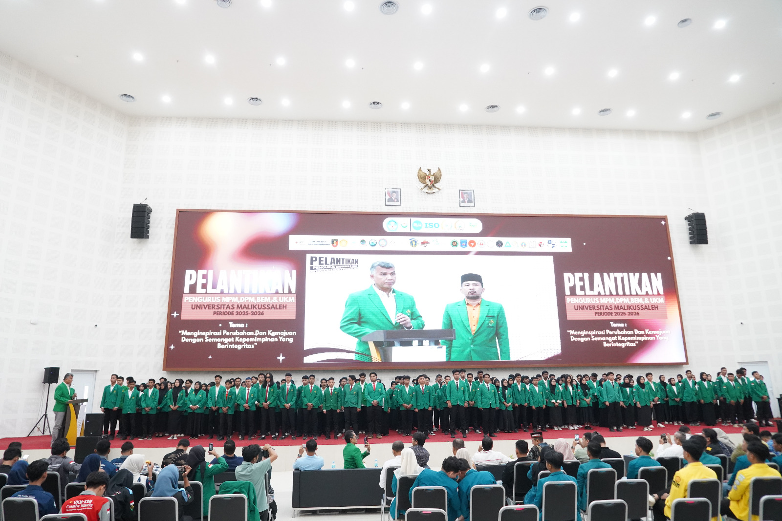 Unimal Selenggarakan Pelantikan Pengurus Organisasi Mahasiswa di Tingkat Universitas Periode 2025/2026