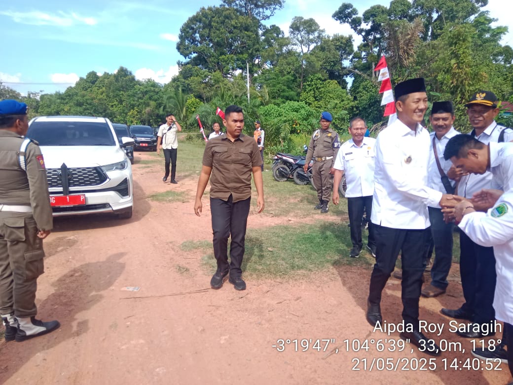 Bupati Penukal Abab Lematang Ilir (PALI), Asgianto, ST, Melaksanakan kunjungan kerja ke Kecamatan Tanah Abang