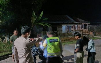 Polsek Talang Ubi Bubarkan Balap Liar di Jalan Raya Sumberjo: Kapolres PALI Apresiasi Respons Cepat Anggota di Lapangan
