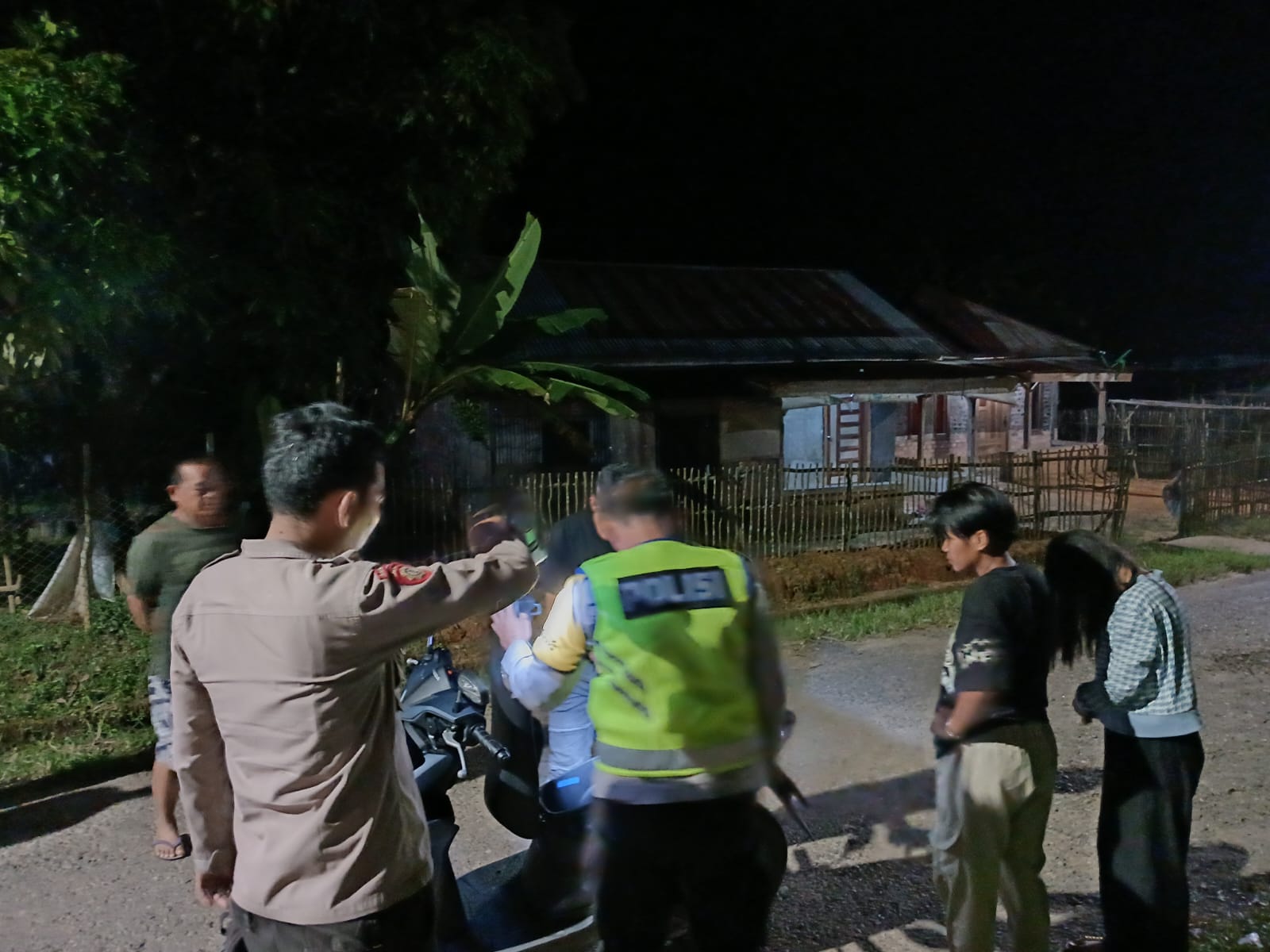 Polsek Talang Ubi Bubarkan Balap Liar di Jalan Raya Sumberjo: Kapolres PALI Apresiasi Respons Cepat Anggota di Lapangan