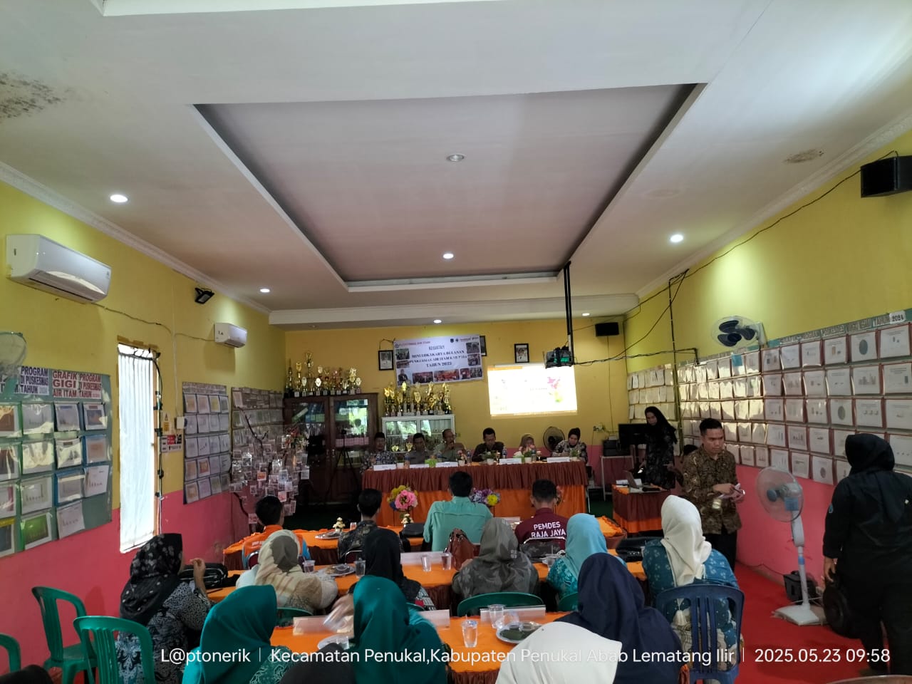 Puskesmas Desa Air Itam Gelar Rapat Koordinasi Lintas Sektoral Triwulan II, Bahas Peningkatan Layanan Kesehatan dan Penanggulangan Penyakit Menular