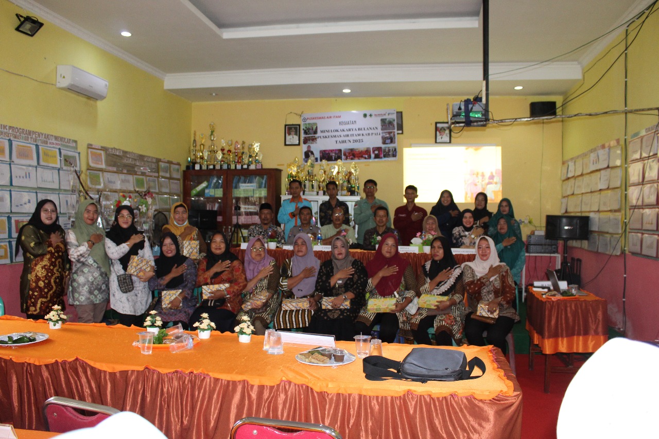 Puskesmas Desa Air Itam Gelar Rapat Koordinasi Lintas Sektoral Triwulan II, Bahas Peningkatan Layanan Kesehatan dan Penanggulangan Penyakit Menular
