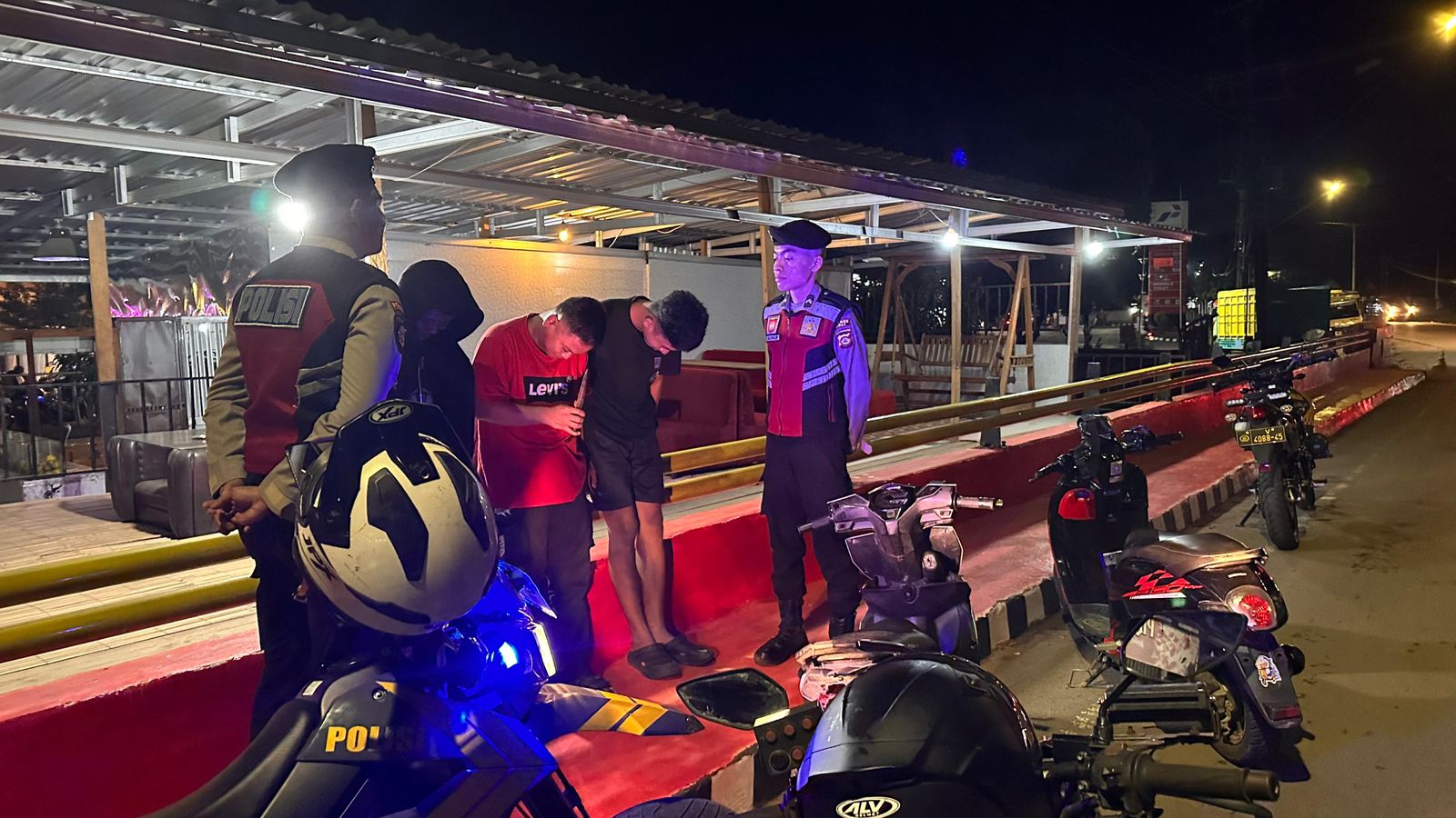 Tim Patroli Perintis Presisi Sat Samapta Polres PALI kembali Melakukan Patroli Rutin Pada Jumat Malam