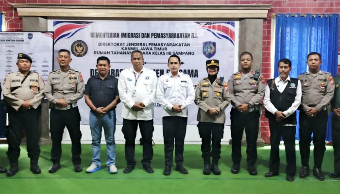 Deklarasikan Komitmen Bersama, Rutan Sampang Gerak Cepat Gandeng TNI, Polri, dan BNNK untuk Razia dan Tes Urine
