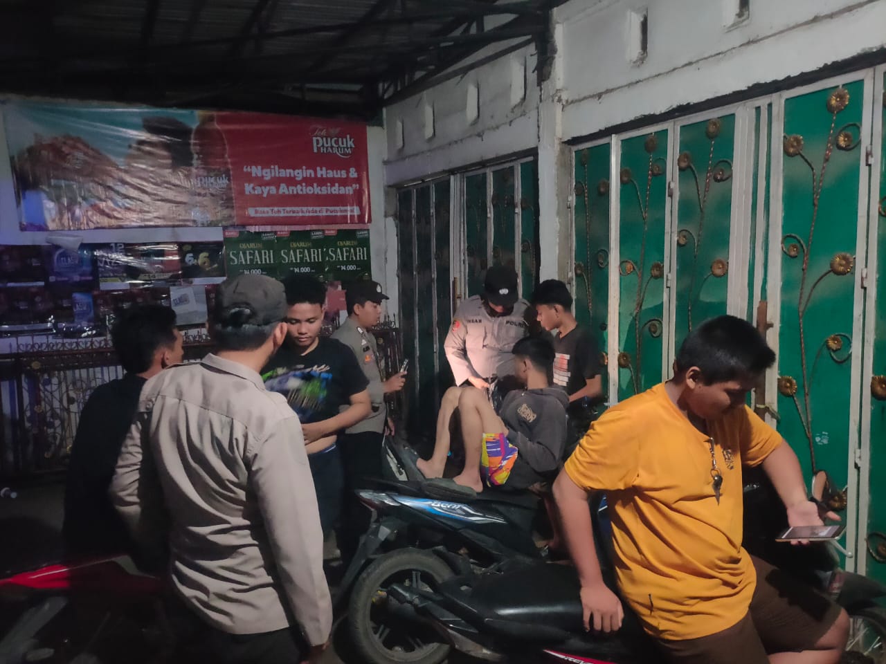 Polsek Talang Ubi kembali Menggelar Kegiatan Rutin Yang Ditingkatkan (KRYD) Pada Minggu Malam