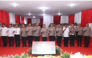 Kapolres PALI Sambut Kapolda Sumsel Dalam Rangka Kunker