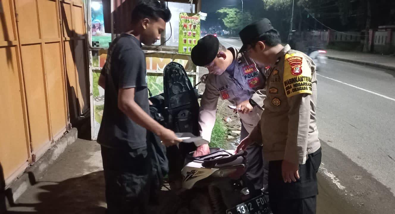 Ciptakan Situasi Aman, Polsek Cikarang Timur Gelar Operasi Kejahatan Jalanan