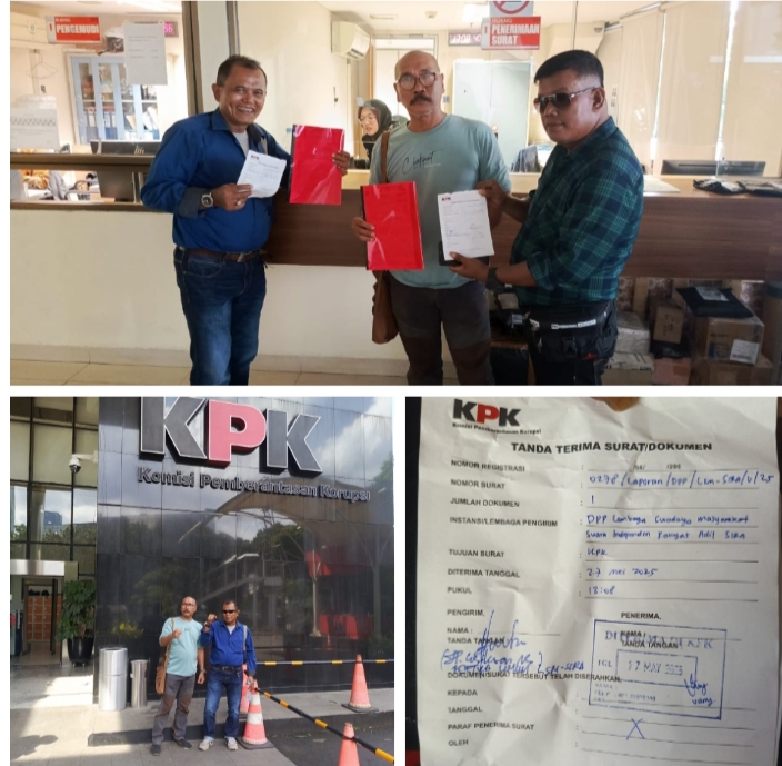 LSM SIRA Resmi Laporkan Penggelapan 200 Hektar Lahan TKD di Kabupaten Bekasi ke KPK