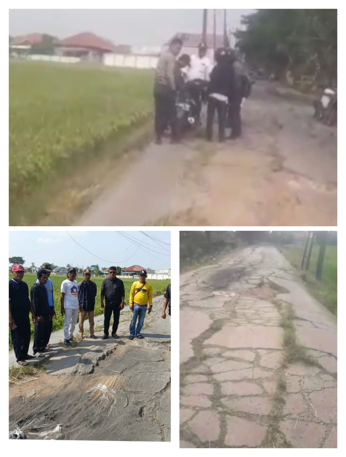 Tak Kunjung Ada Perhatian Dari Dinas Jalan yang Rusak Parah Desa Suka Laksana Sebabkan Korban Jiwa Hingga Meninggal