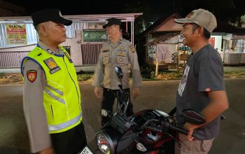 Polsek Talang Ubi Gelar Razia Malam, Sasar Titik Rawan dan Tindak Pelanggaran Lalu Lintas
