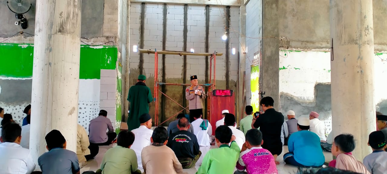 Kapolres Metro Bekasi Laksanakan Safari Kamtibmas Peduli Tempat Ibadah di Cikarang Timur