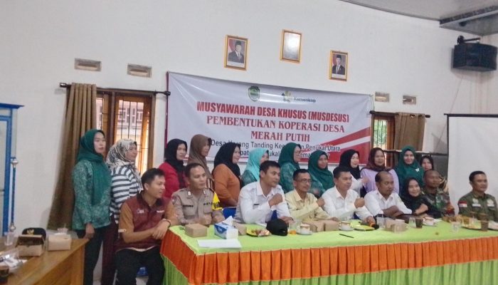 Pemerintah Desa Karang Tanding Menggelar Musyawarah Desa Khusus (MUSDESUS), Pembentukan Koperasi Desa Merah Putih