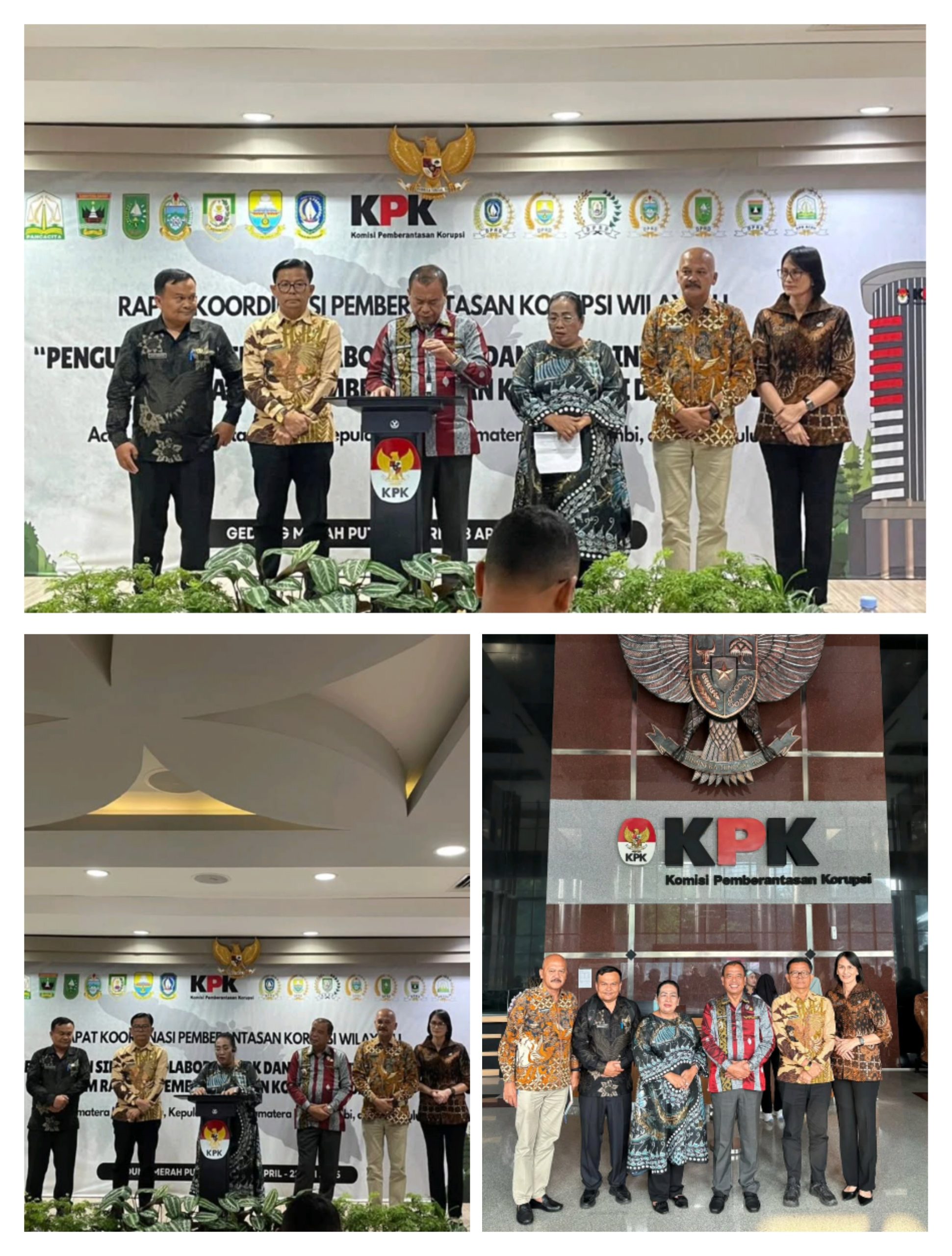 Bupati Karo Hadiri Rapat Koordinasi Penguatan Sinergi Kolaborasi dengan KPK Bahas Strategi Pemberantan Korupsi
