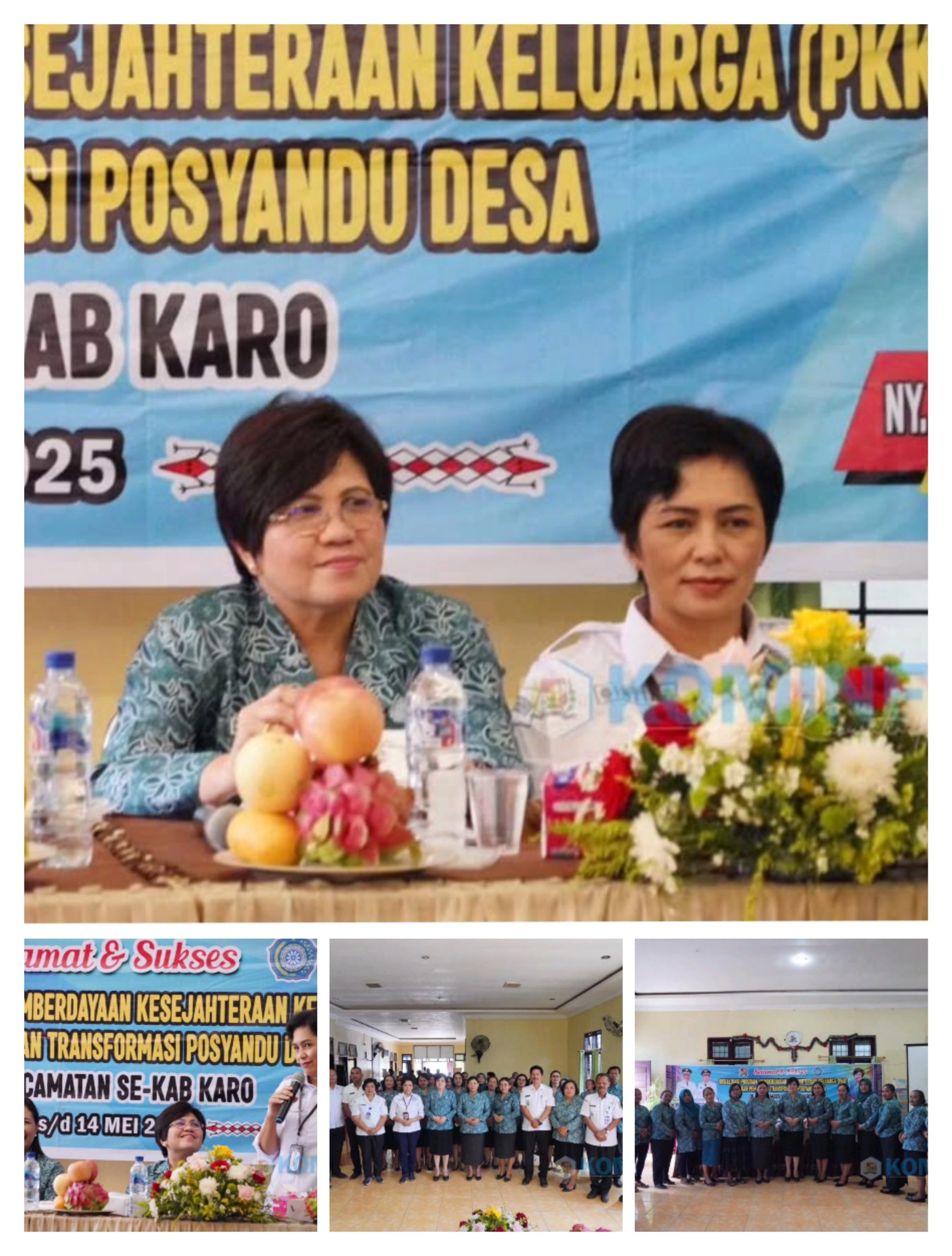 Ketua Tim Penggerak PKK Kabupaten Karo Hadiri Sosialisasi Program PKK dan Pembinaan Transformasi Posyandu Desa