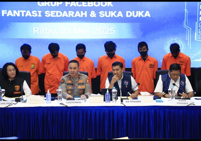 Bareskrim Polri Ungkap Grub Facebook Penyebar Pornografi Anak, Enam Tersangka Ditangkap