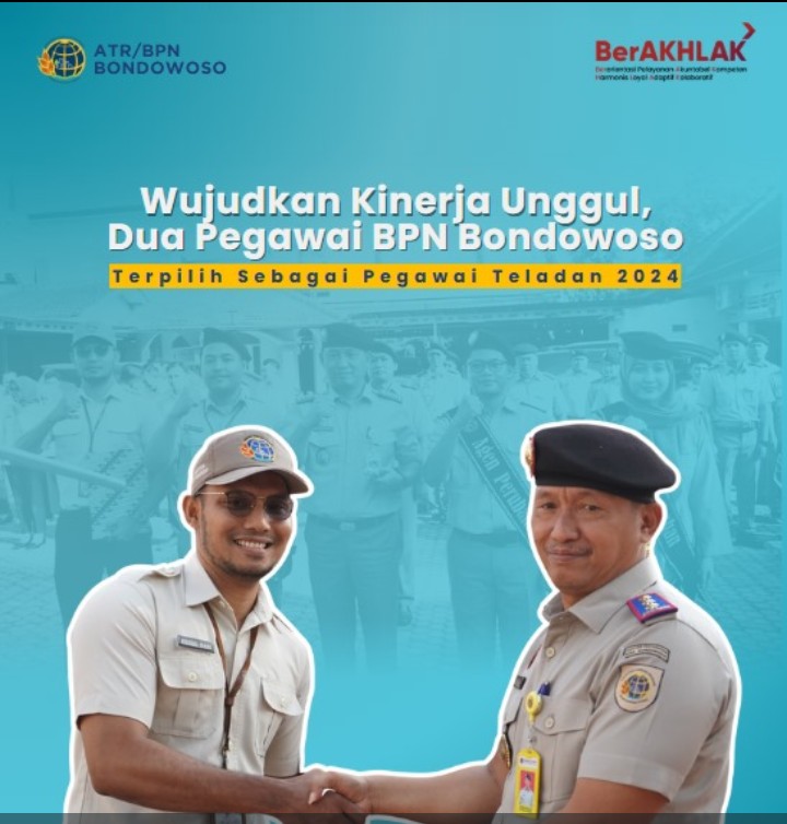 BPN Bondowoso Berikan Apresiasi kepada Pegawai Teladan Tahun 2024