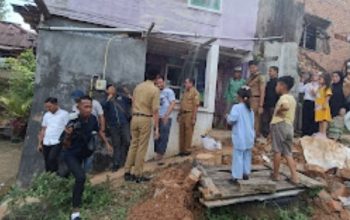 Gerak Cepat Bupati Penukal Abab Lematang Ilir (PALI) Asgianto ST Dalam Menangani korban Bencana Tanah Longsor di Kelurahan Pasar Bhayangkara