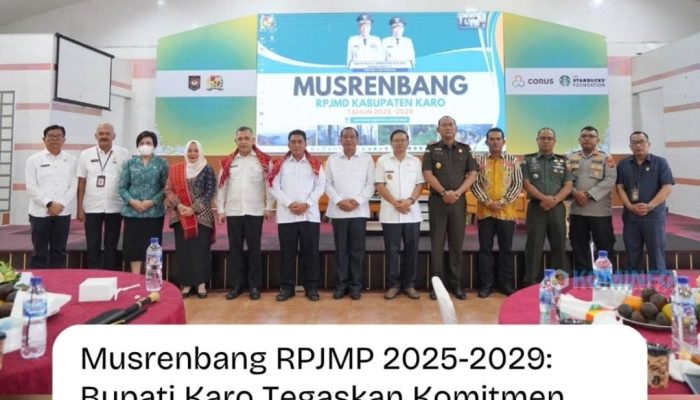 Musrenbang RPJMD 2025–2029: Bupati Karo Tegaskan Komitmen Bangun Daerah Lewat 9 Program Hasil Terbaik Cepat (PHTC)