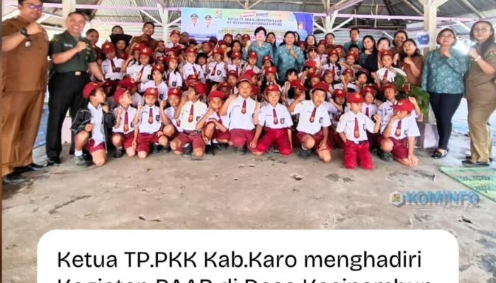 Ketua TP PKK Kabupaten Karo, Roswitha Antonius, Hadiri Pembinaan PAAR di Desa Kacinambun