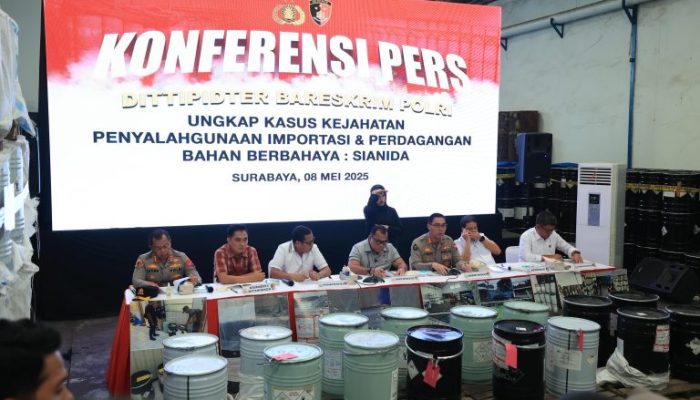 Kemendag RI Apresiasi Polri yang Berhasil Bongkar Perdagangan Ilegal Sianida di Jawa Timur