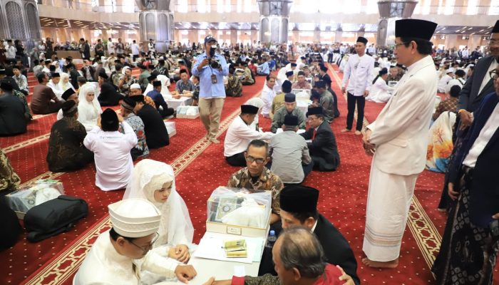 Kementrian Agama Gelar Nikah Massal di Masjid Istiqlal, Setiap Pasangan dapat Tambahan Bantuan Modal Usaha